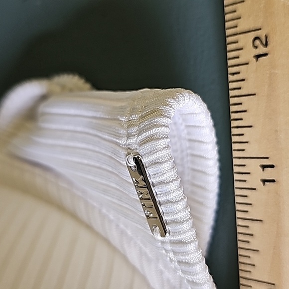 Pink Victoria secrets white padded pushup bathing suit top. Size small. - Picture 2 of 15